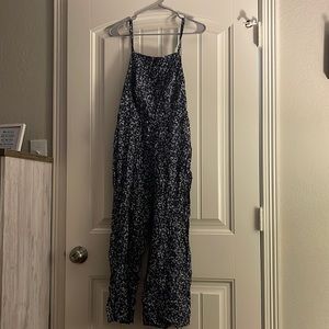 Old navy flower jumpsuit